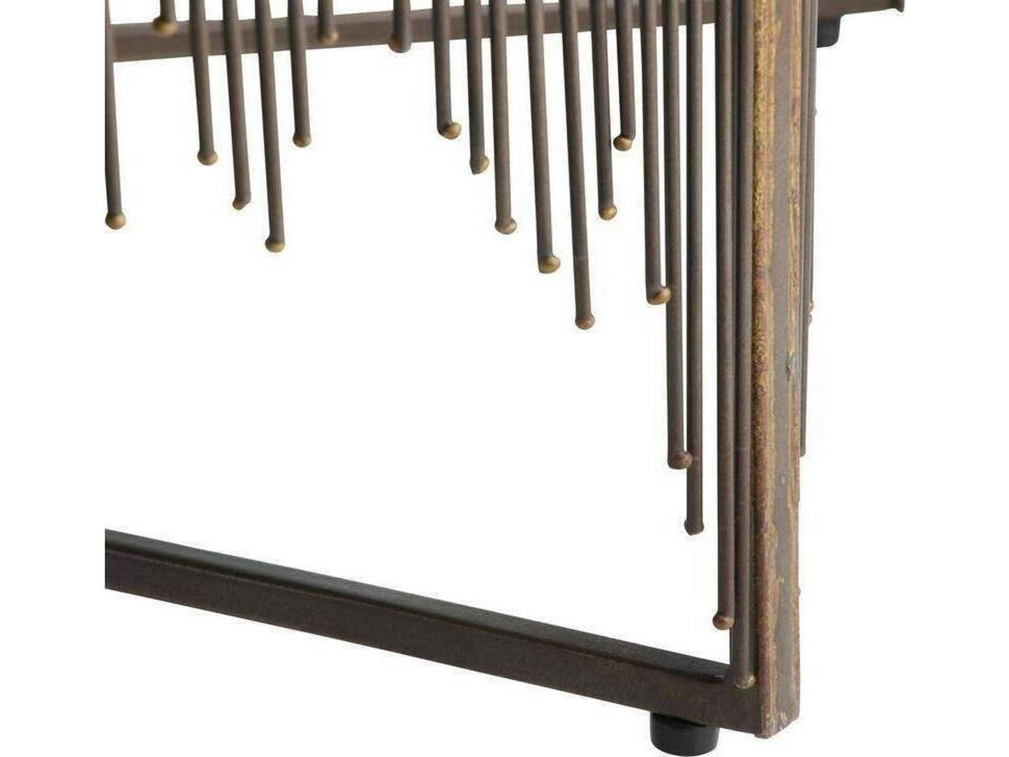 Arteriors Ilaria Octagonal Coffee Table in Natural Iron