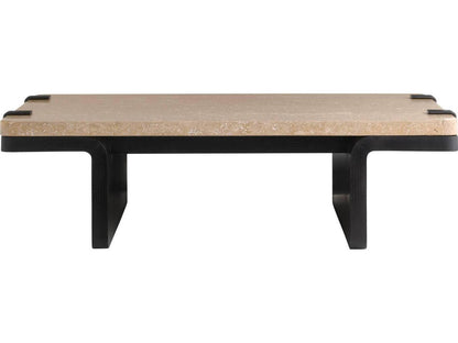 Rectangular Marble Black Coffee Table