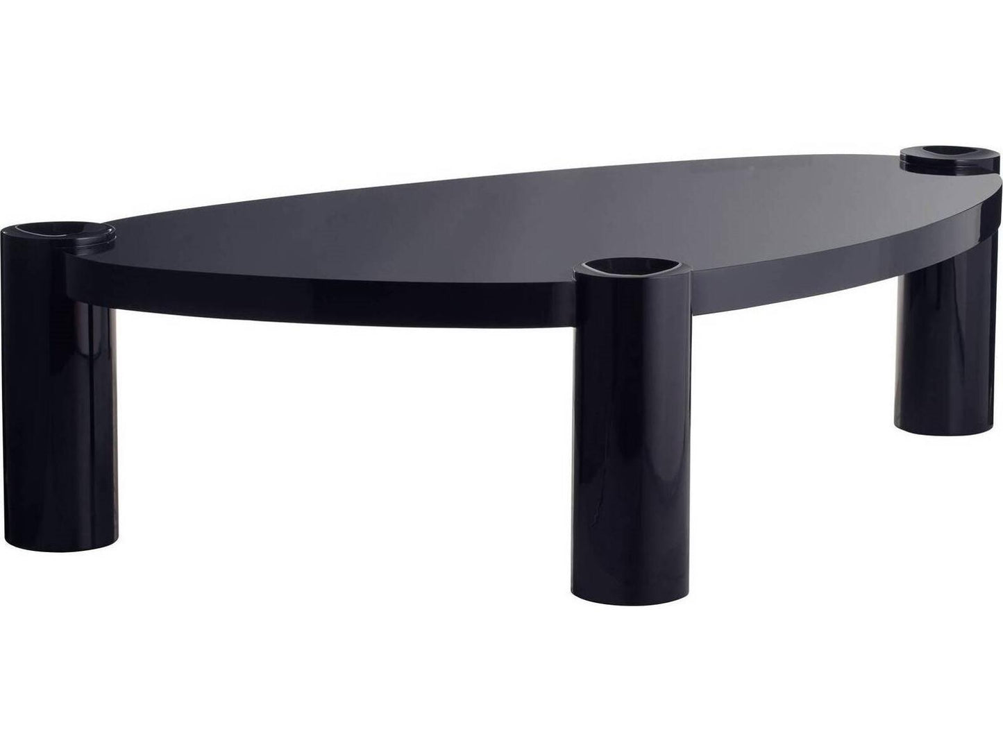 Wood Blue Coffee Table