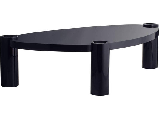 Wood Blue Coffee Table