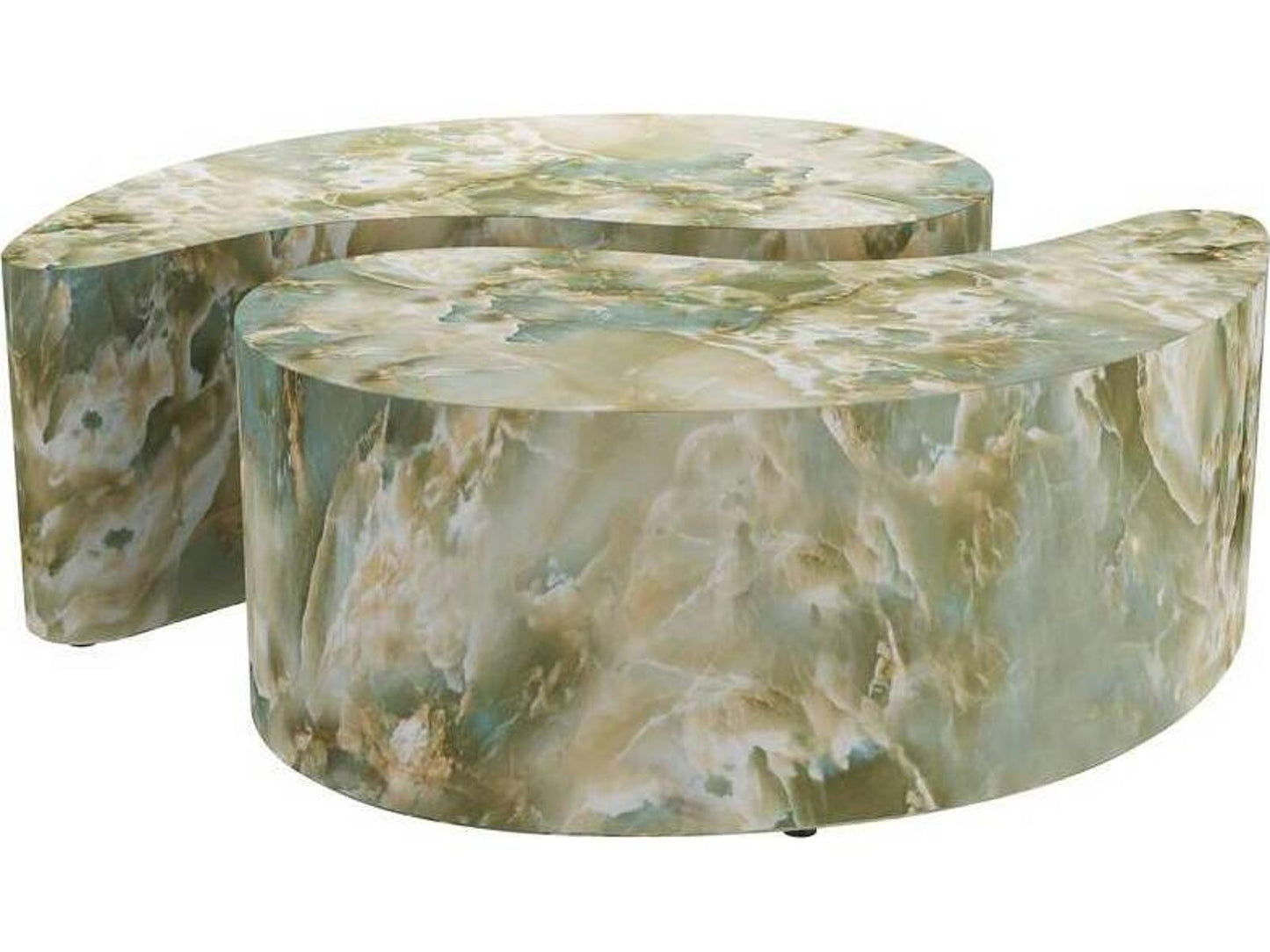 Jade Faux Marble Adeline Coffee Table
