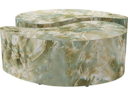 Jade Faux Marble Adeline Coffee Table
