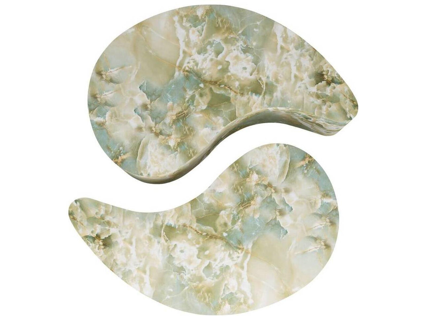 Jade Faux Marble Adeline Coffee Table