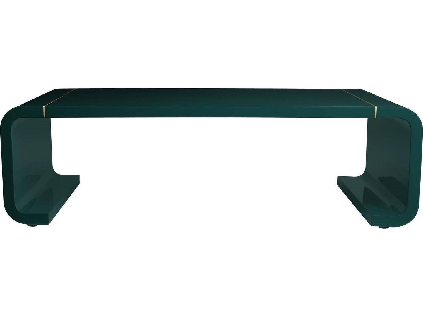 Rectangular Blue Gold Coffee Table