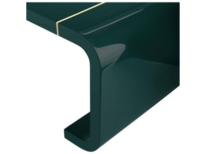 Rectangular Blue Gold Coffee Table