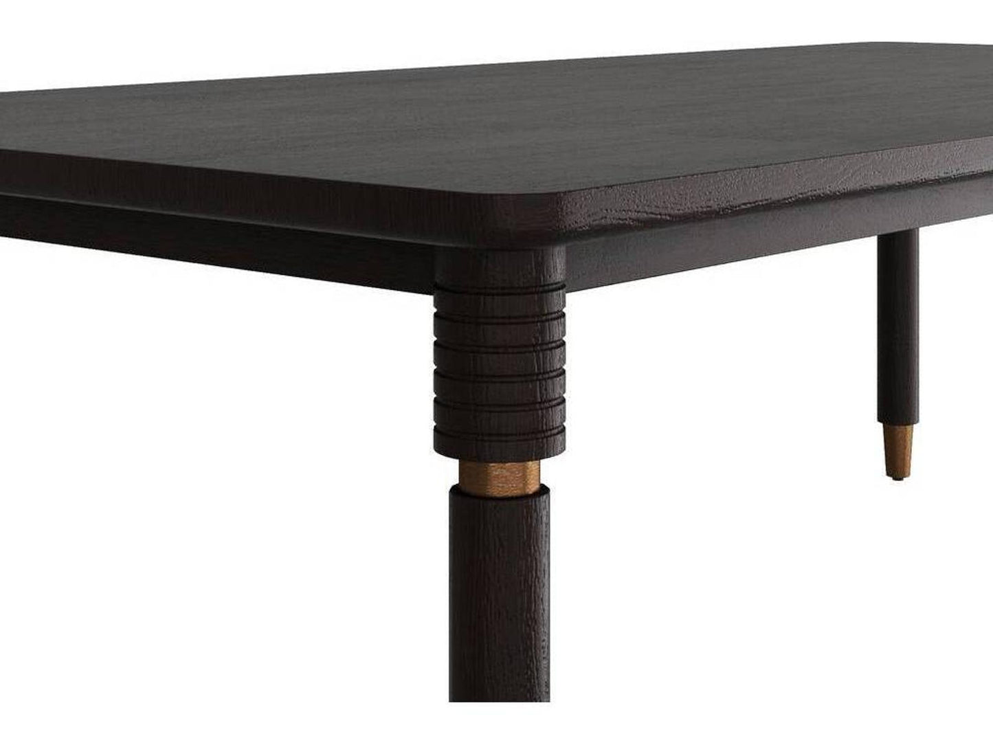 Andrade Rectangle 96-Inch Dining Table in Umber Oak Veneer