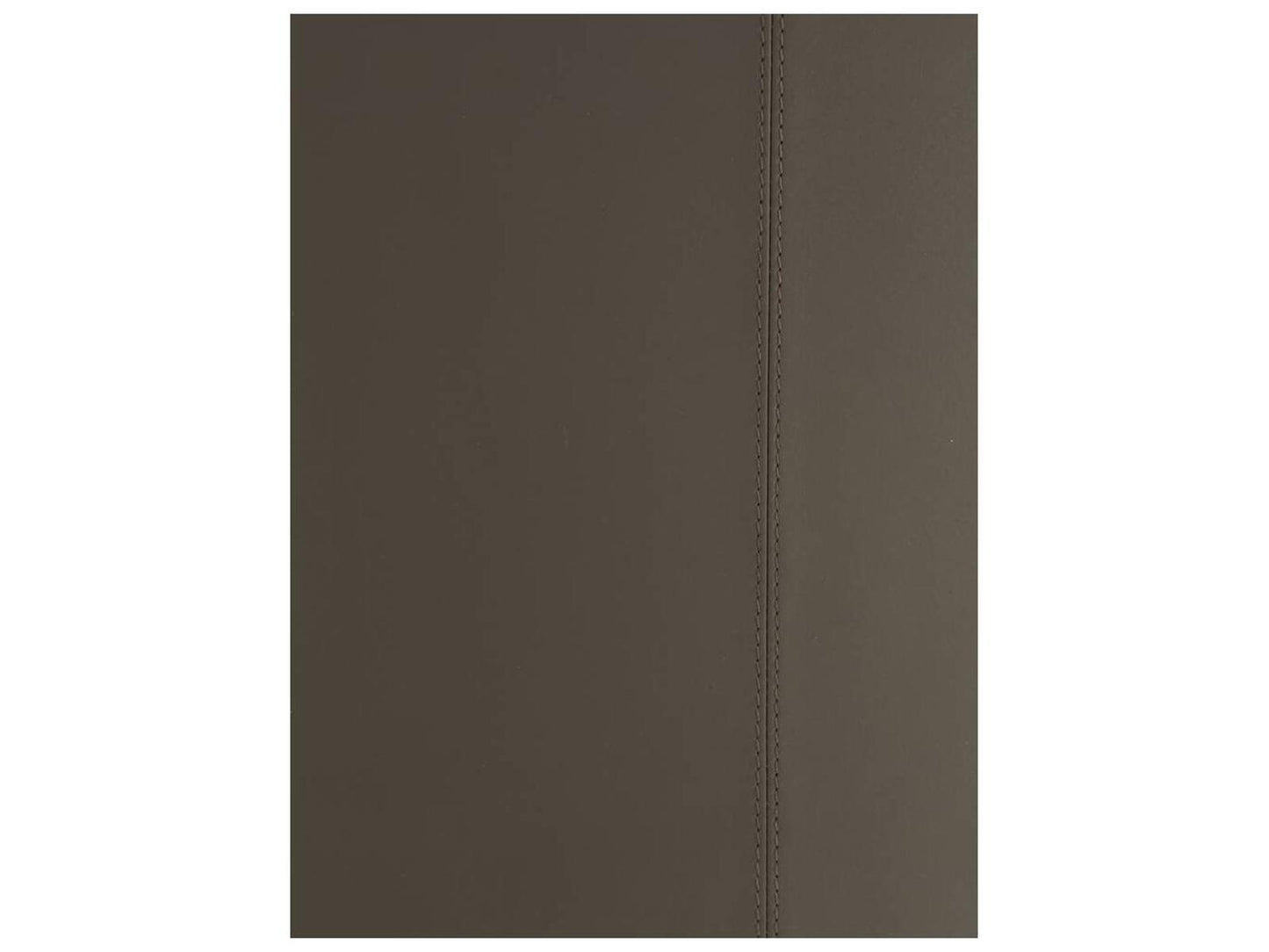 Hershel Upholstered Dining Armchair in Dim Gray Leather and Ebony