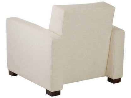 Dodson Cloud Bouclé Accent Chair in Ebony Wood