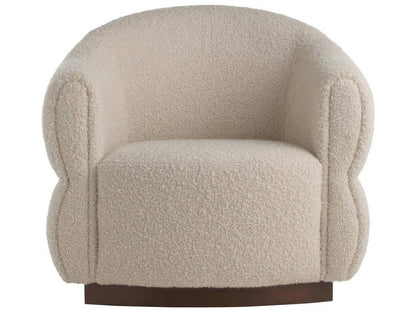 Swivel Cream Accent Chair