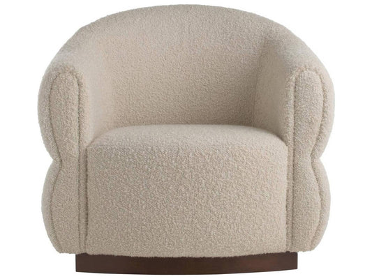 Swivel Cream Accent Chair
