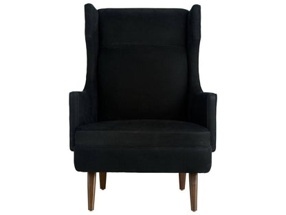 Black Velvet Accent Chair