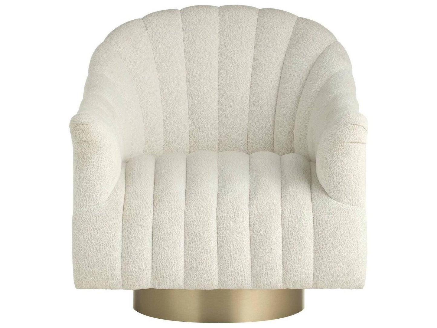 Swivel Cream Accent Chair