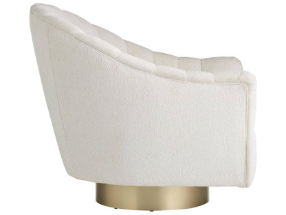 Swivel Cream Accent Chair