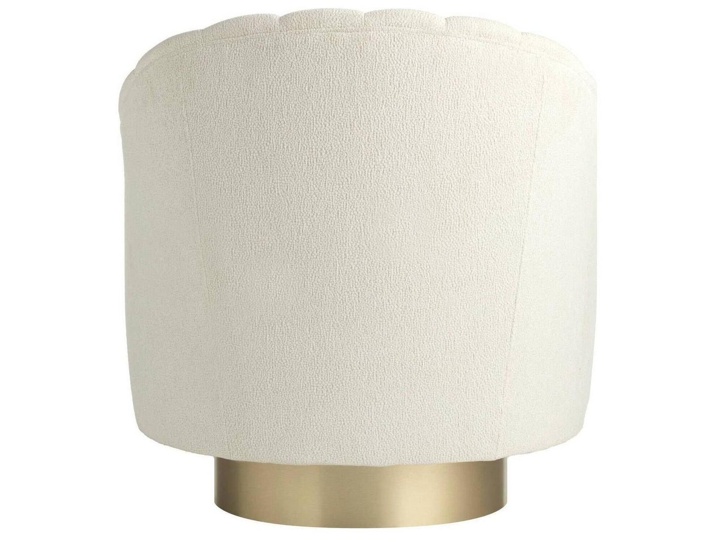 Swivel Cream Accent Chair