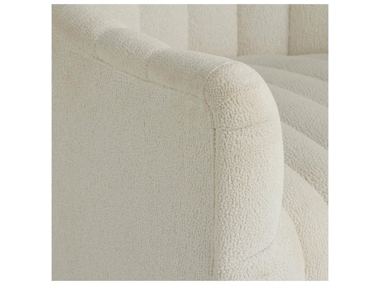 Swivel Cream Accent Chair
