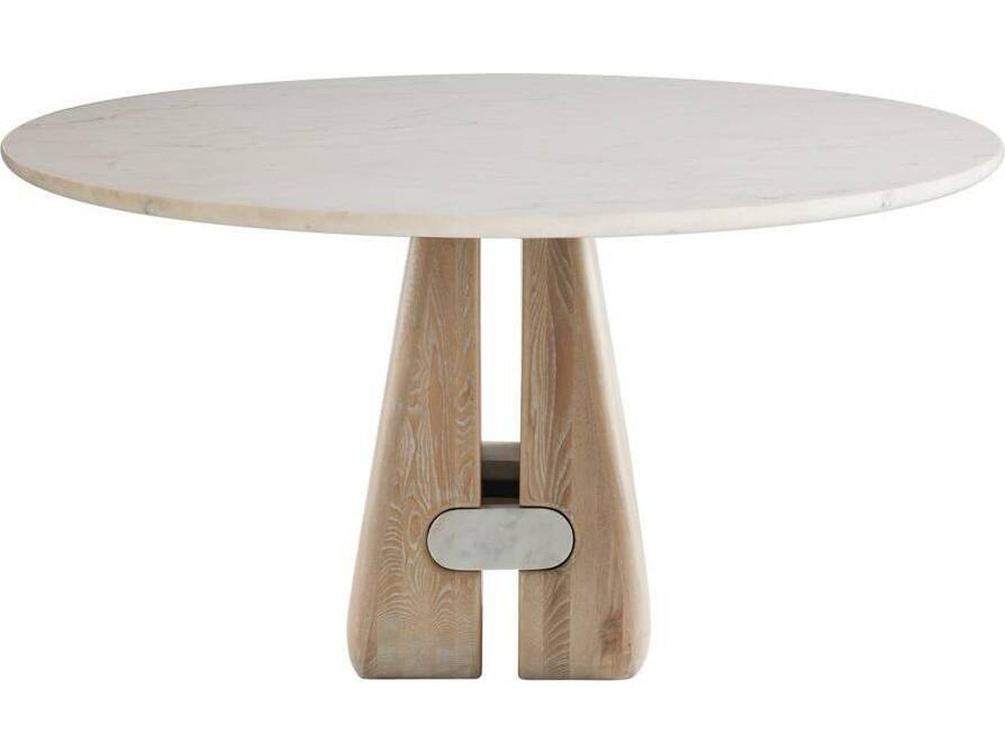 Round White Marble Dining Table