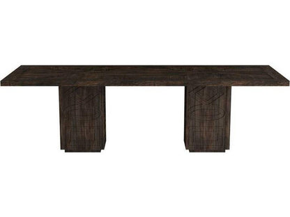 Vargueno Rectangle Dining Table in Burnt Mango Wood