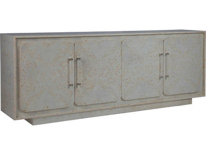 Baronet 88-Inch Media Console with Acrylic Nickel Pulls