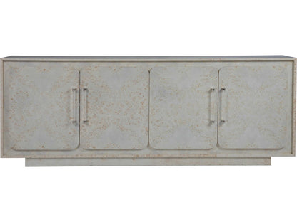 Baronet 88-Inch Media Console with Acrylic Nickel Pulls