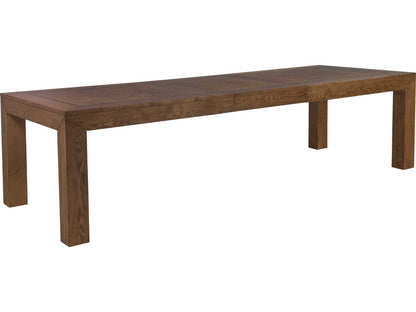 Home Barnaby Rectangular Extendable Dining Table in Iridescent Oak