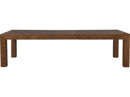 Home Barnaby Rectangular Extendable Dining Table in Iridescent Oak