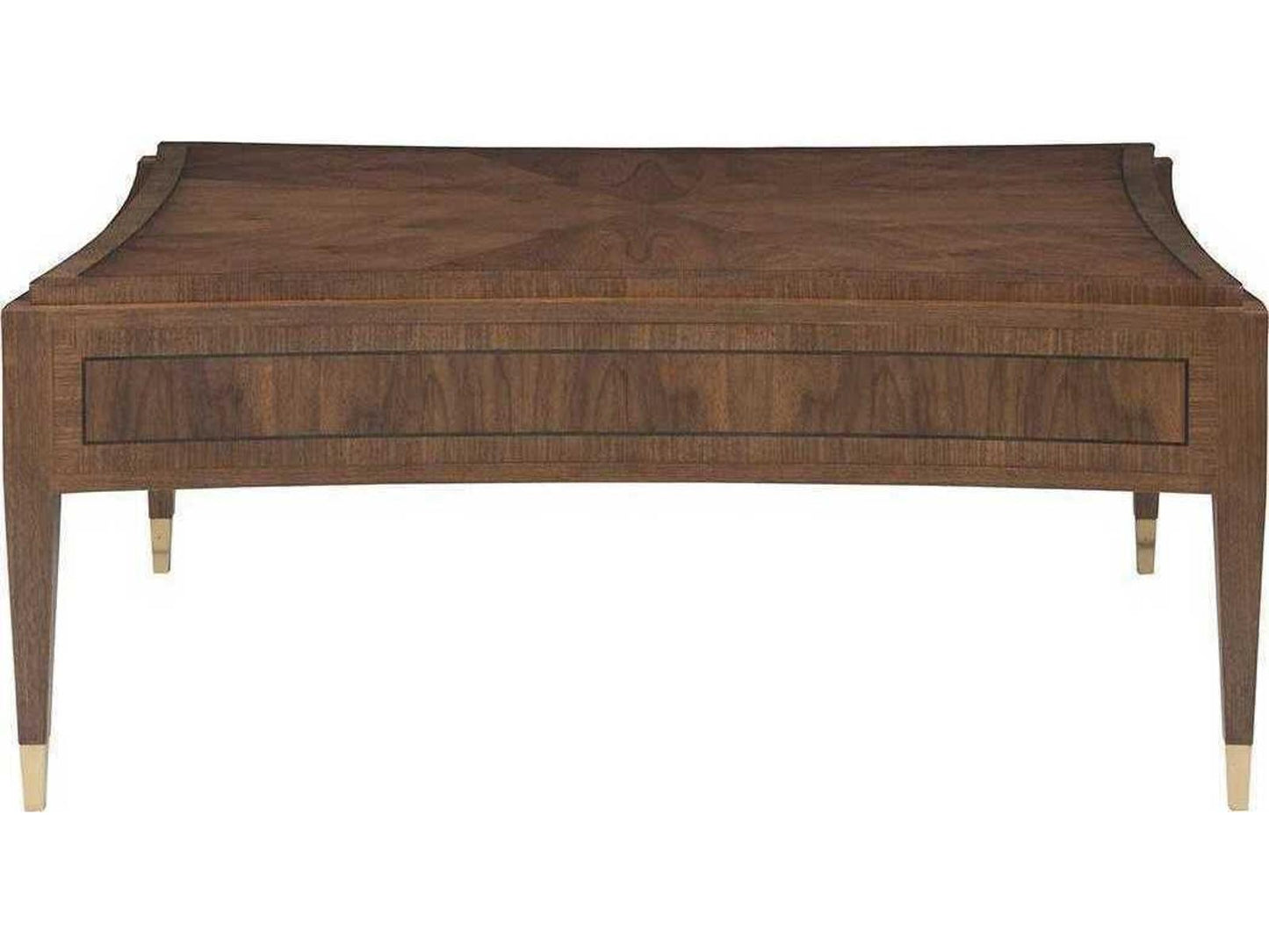 Home Signature Designs Chiavari Rectangle Coffee Table in Bleached Walnut
