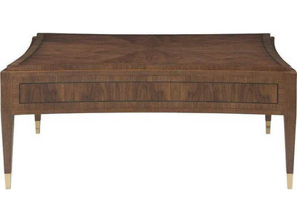 Home Signature Designs Chiavari Rectangle Coffee Table in Bleached Walnut