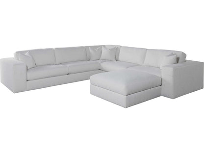 Upholstery Vivien Corner Modular Boucle Sectional Sofa in Opaline