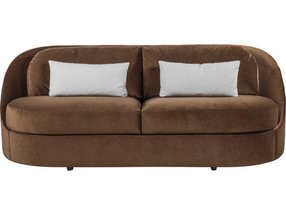 Upholstery Ava 3-Seat Brown Upholstered Sofa