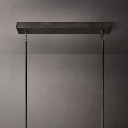 Aka Wine-glass Rectangular Chandelier 54"