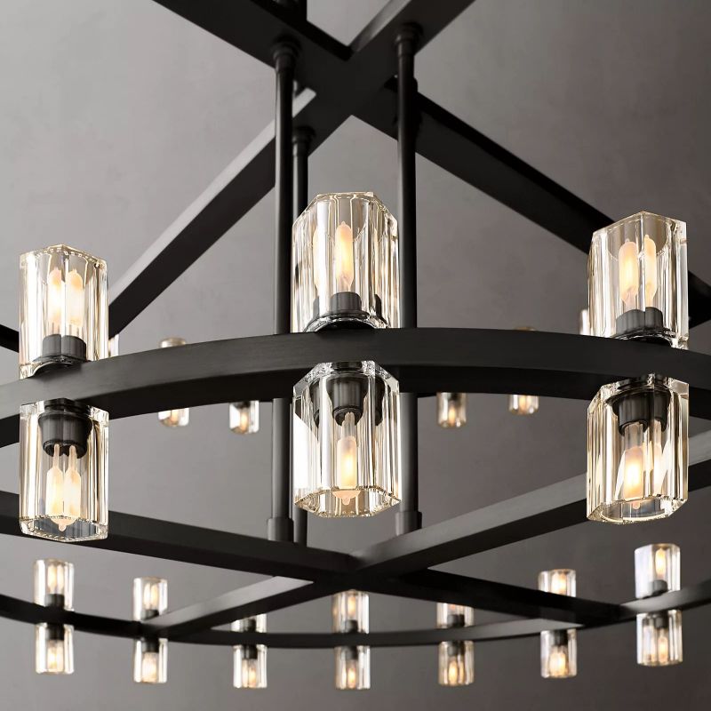 Brachor Round 2-Tier Chandelier 60"