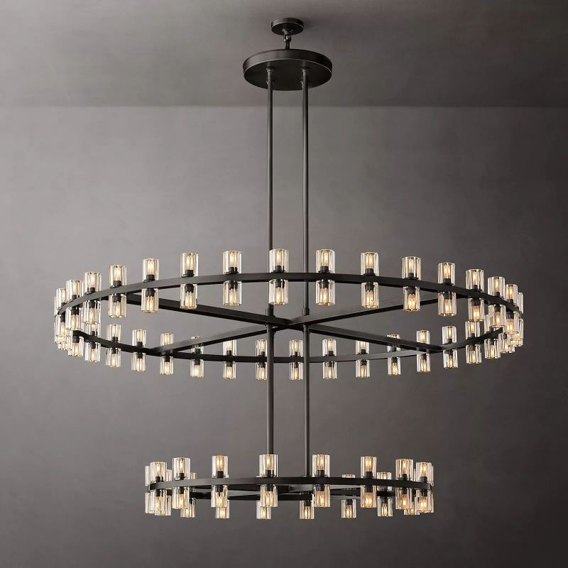 Brachor Round 2-Tier Chandelier 60"
