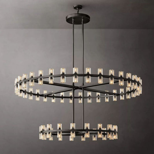 Brachor Round 2-Tier Chandelier 60"