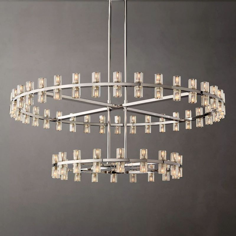 Brachor Round 2-Tier Chandelier 60"