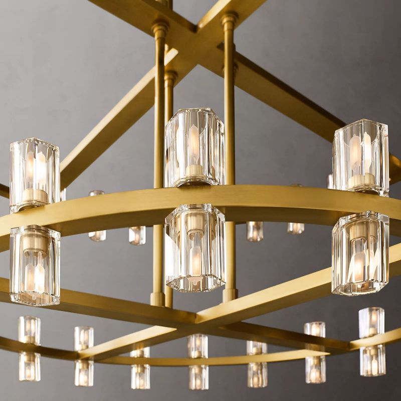Brachor Round 2-Tier Chandelier 60"