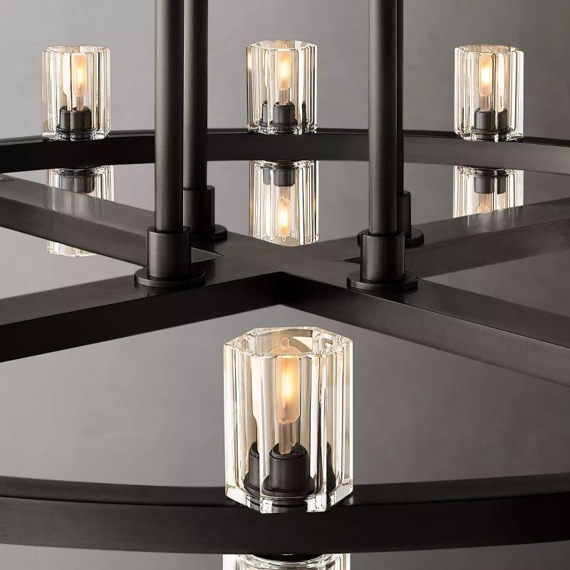 Brachor Round 2-Tier Chandelier 60"