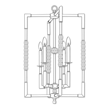 Magro 4 Light Mini Chandelier