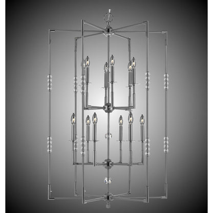 American Brass And Crystal Magro 12 Light Chandelier Cp280007