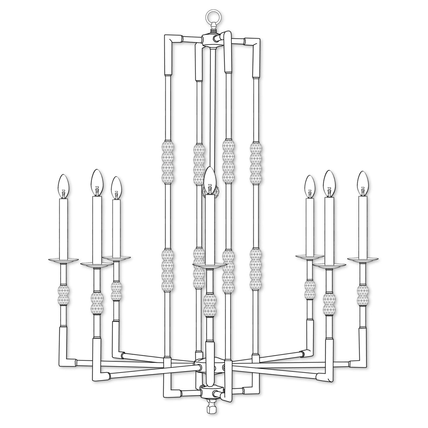 Magro 8 Light Chandelier