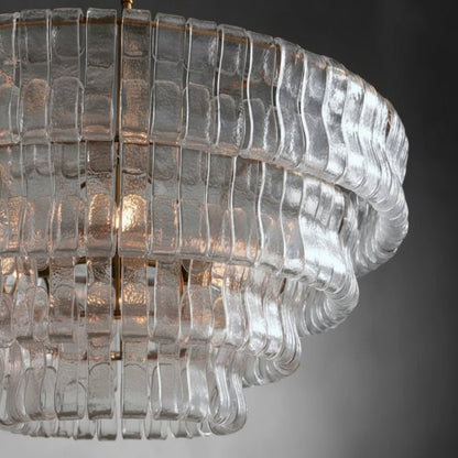 Ghiara Glass Round Chandelier