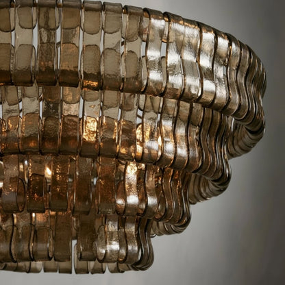 Ghiara Glass Round Chandelier