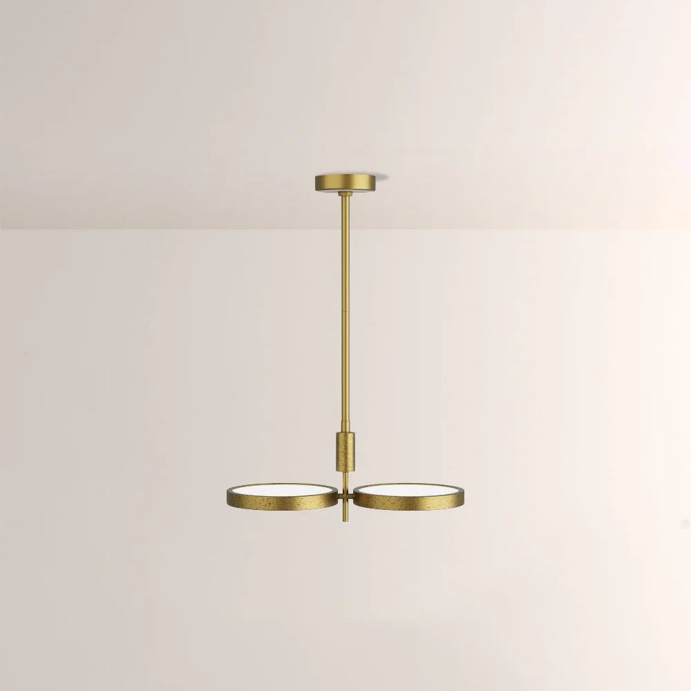 Amorin Dual Shallow Drums Chandelier
