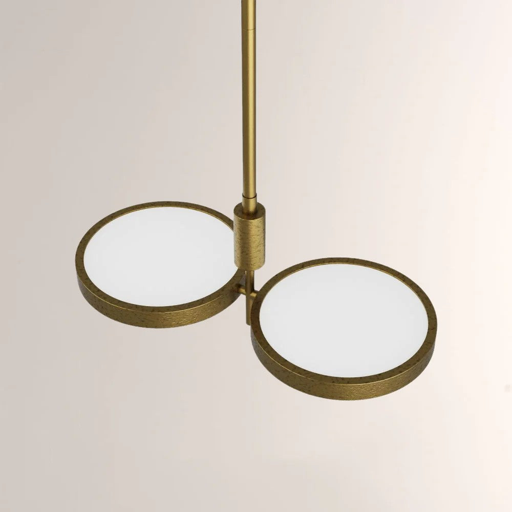 Amorin Dual Shallow Drums Chandelier