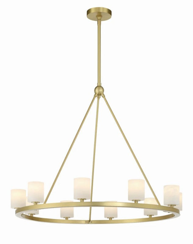Agron 12 Light Alabaster Chandelier