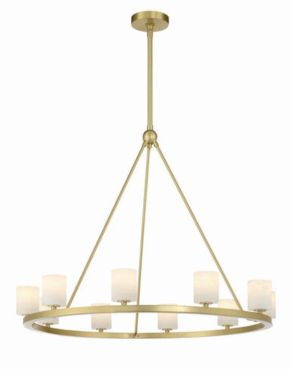 Agron 10 Light Alabaster Chandelier