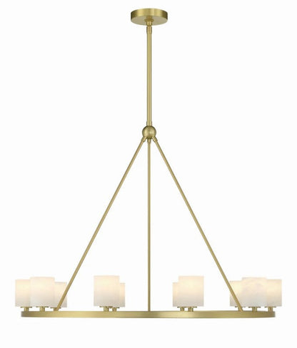 Agron 12 Light Alabaster Chandelier