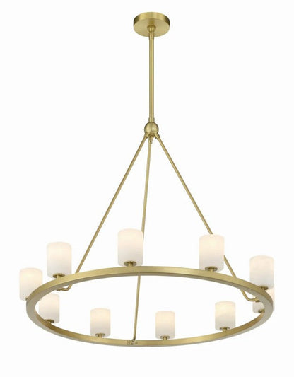 Agron 12 Light Alabaster Chandelier