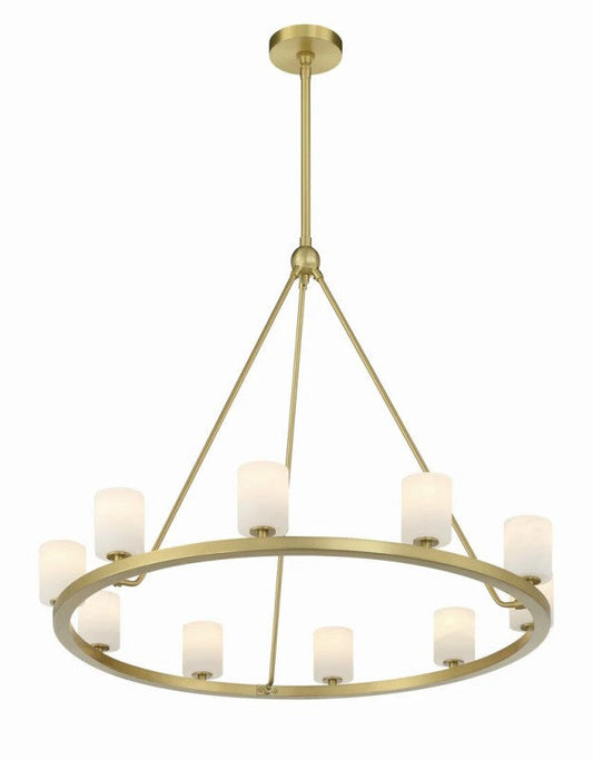 Agron 12 Light Alabaster Chandelier