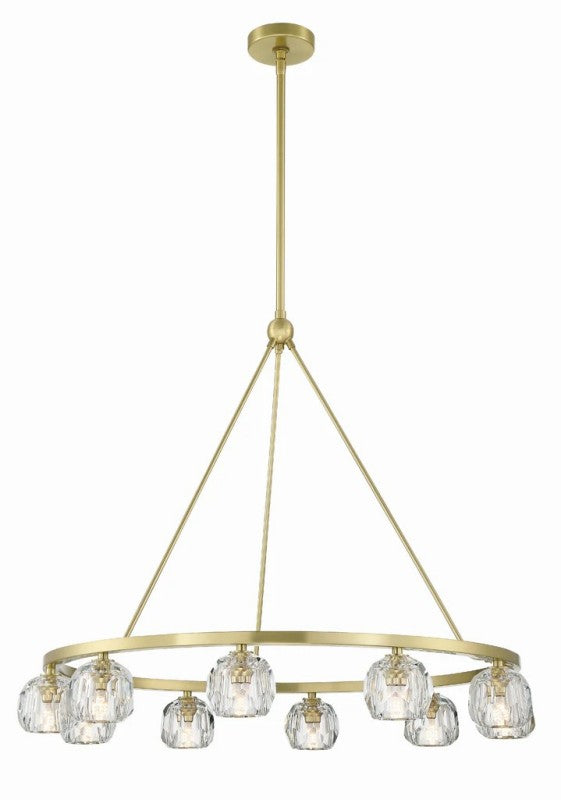 Agron 10 Light Crystal Chandelier