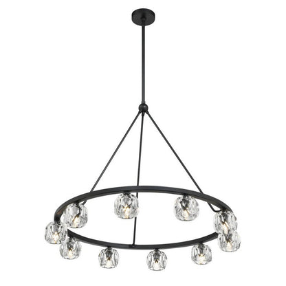 Agron 10 Light Crystal Chandelier